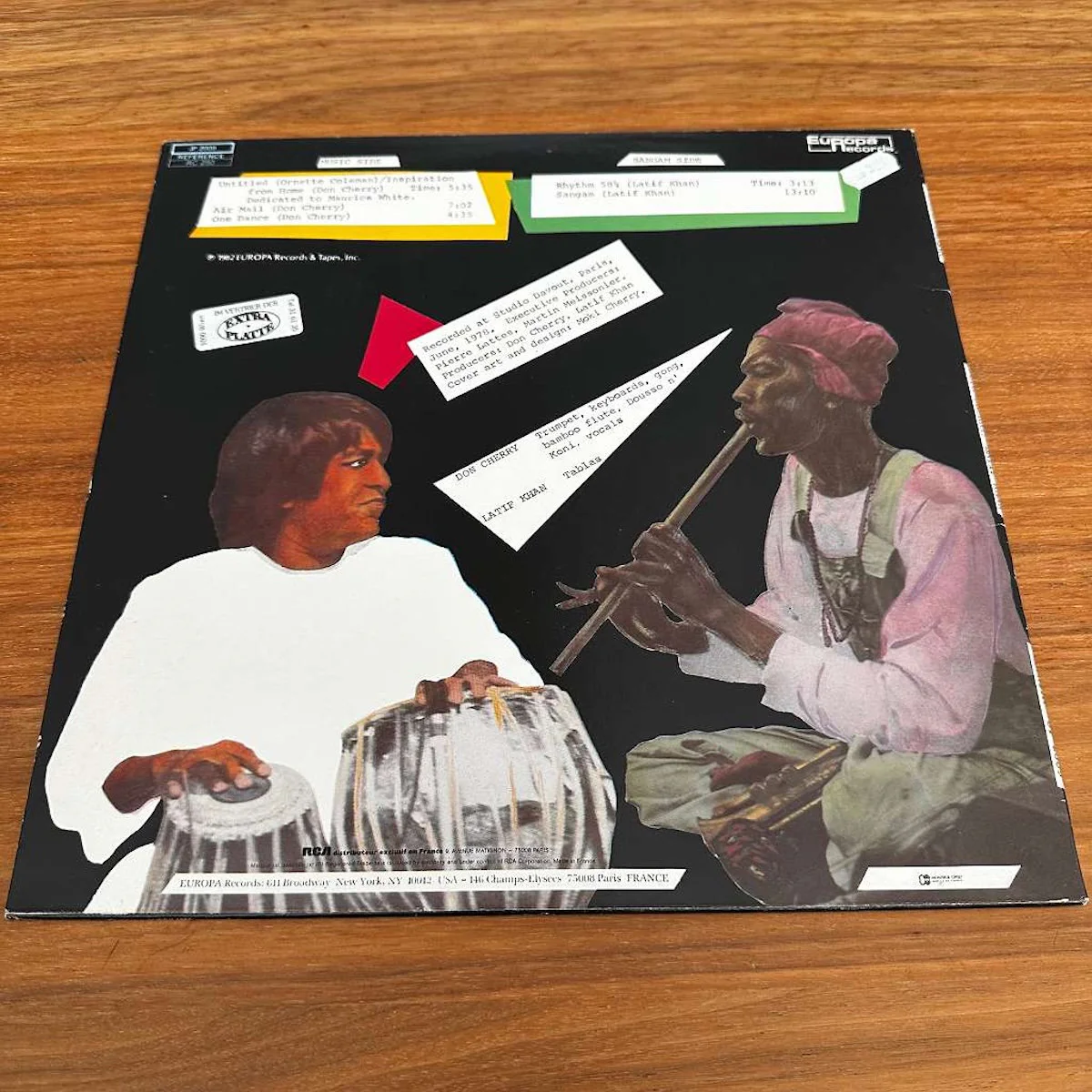 Don Cherry, Latif Ahmed Khan - Music / Sangam (LP) - Image 3