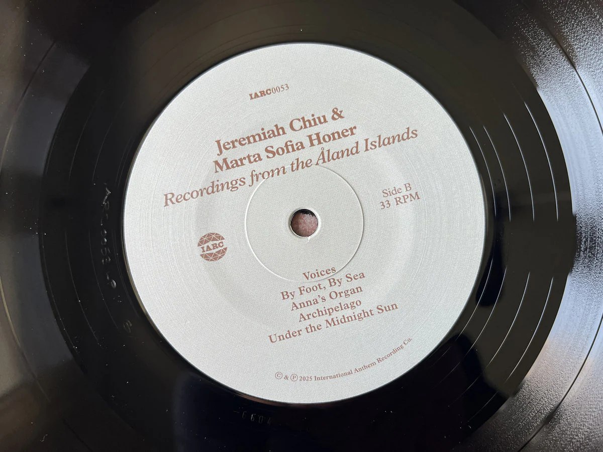Jeremiah Chiu & Marta Sofia Honer - Recordings from the Åland Islands  (IA11 Edition) (LP) - Image 5