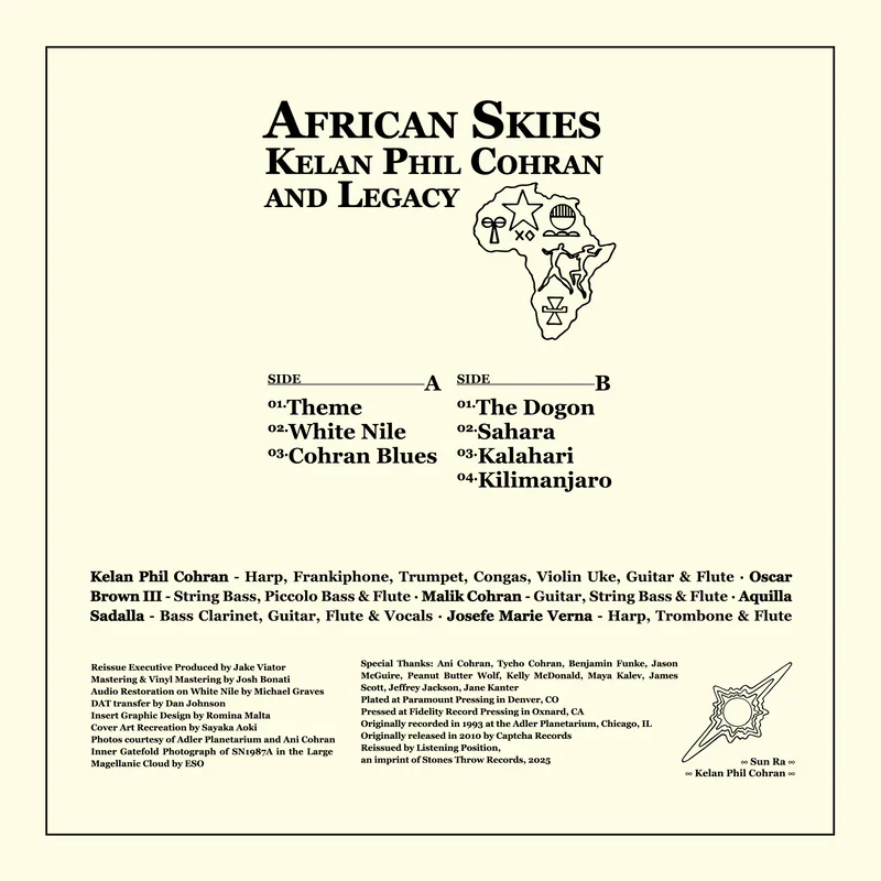 Kelan Phil Cohran & Legacy - African Skies (Audiophile Edition) (LP) - Image 7